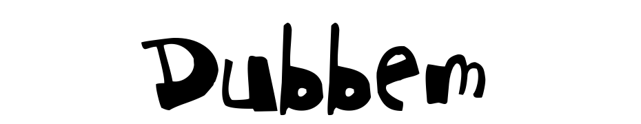 Dubbem Font Download Free