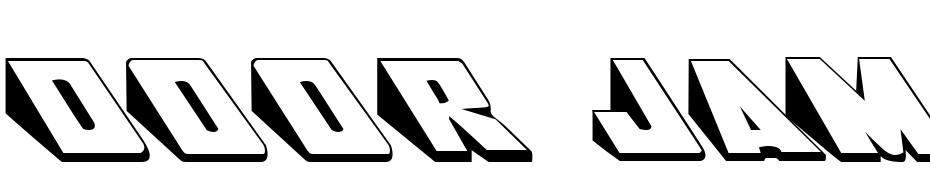 Door Jamb Regular Font Download Free