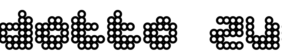 Dotto Zucchero Font Download Free