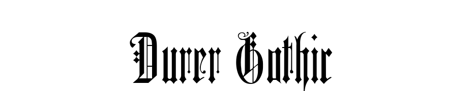 Durer Gothic Font Download Free