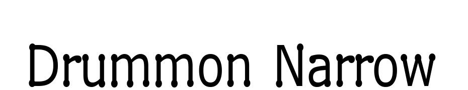 Drummon Narrow Font Download Free