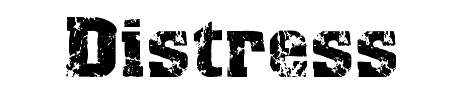 Distress Font Download Free