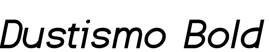 Dustismo Bold Italic Font Download Free