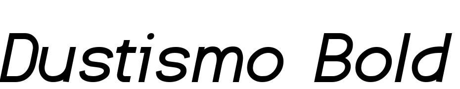 Dustismo Bold Italic Font Download Free