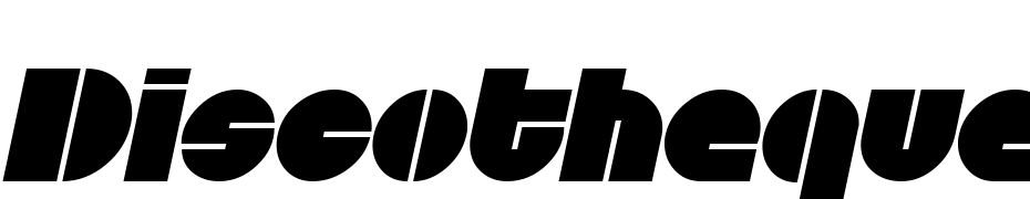 Discotheque Italic Font Download Free