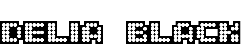 Delia Black Font Download Free