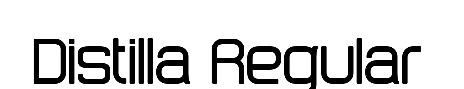 Distilla Regular Font Download Free