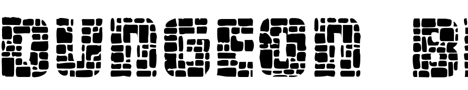 Dungeon Blocks Filled Font Download Free