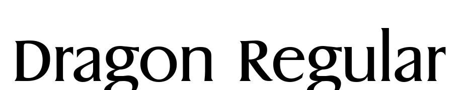Dragon Regular Font Download Free