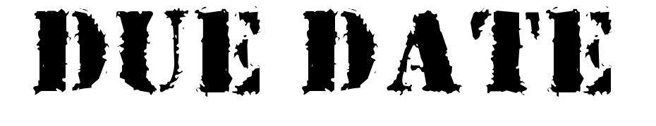 Due Date Font Download Free