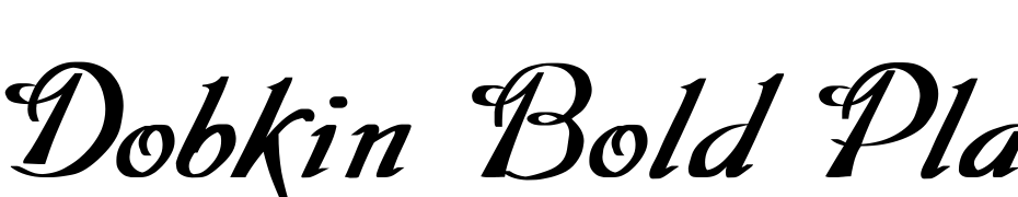 Dobkin Bold Plain Font Download Free