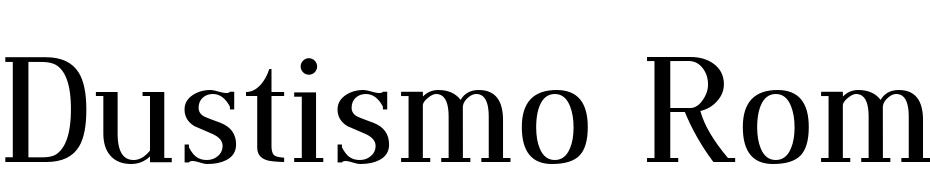 Dustismo Roman Font Download Free
