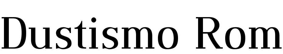 Dustismo Roman Font Download Free