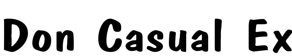 Don Casual Extended Font Download Free