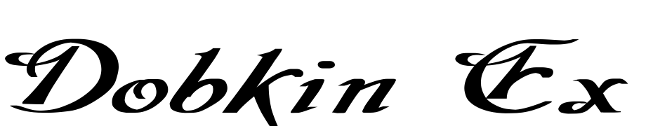 Dobkin Ex Bold Plain Font Download Free