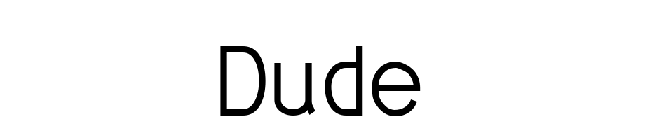 Dude Font Download Free