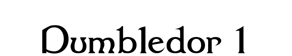 Dumbledor 1 Font Download Free
