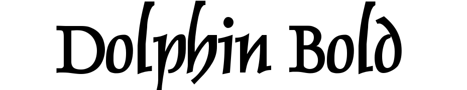 Dolphin Bold Font Download Free