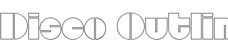 Disco Outline Regular Font Download Free
