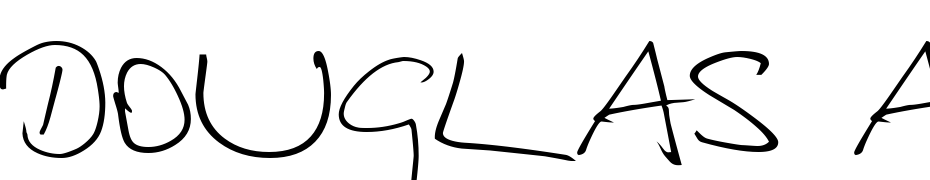 Douglas Adams Hand Font Download Free