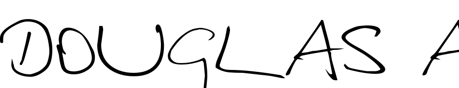Douglas Adams Hand Font Download Free