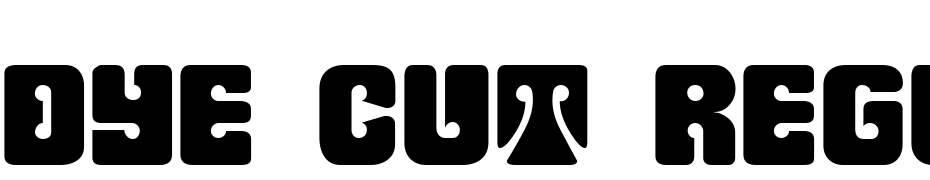 Dye Cut Regular Font Download Free
