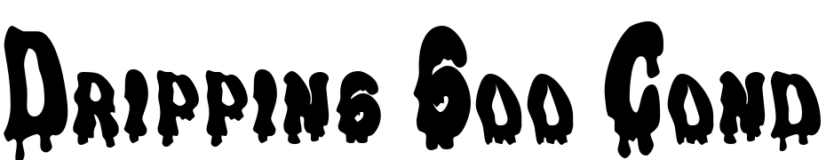 Dripping Goo Condensed Font Download Free