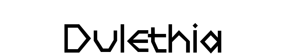 Dulethia Font Download Free
