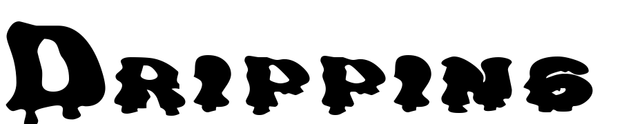 Dripping Goo Extended Font Download Free