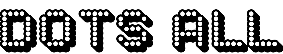 Dots All For Now 3D JL cкачати шрифт безкоштовно