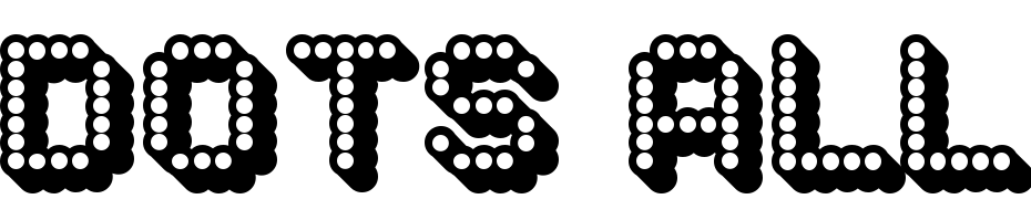 Dots All For Now 3D JL Schrift Herunterladen Kostenlos