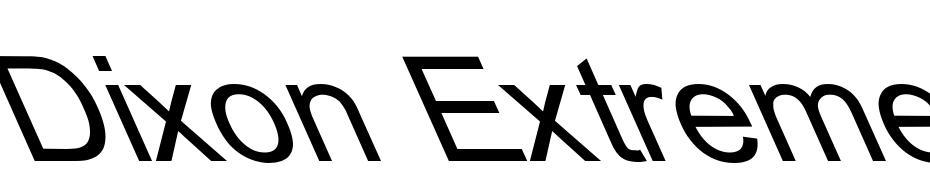Dixon Extreme Lefty Font Download Free
