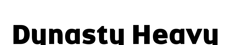 Dynasty Heavy Scarica Caratteri Gratis