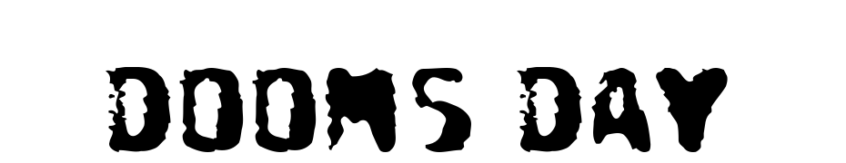 Dooms Day Font Download Free
