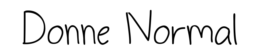 Donne Normal Font Download Free