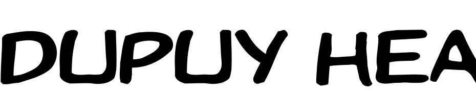 Dupuy Heavy Ex Font Download Free
