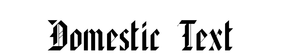 Domestic Text Font Download Free
