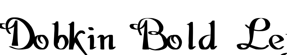 Dobkin Bold Lefty Plain Font Download Free