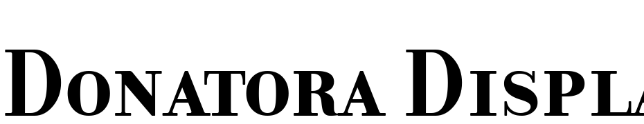 Donatora Display SC Bold Font Download Free