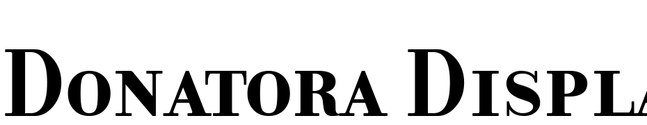 Donatora Display SC Bold Font Download Free