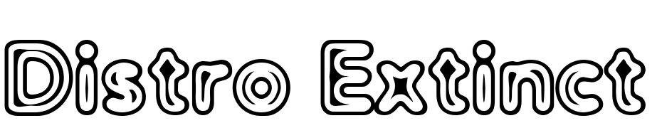 Distro Extinct Font Download Free