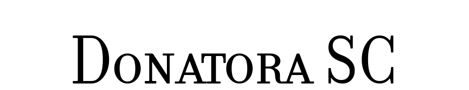 Donatora SC Font Download Free