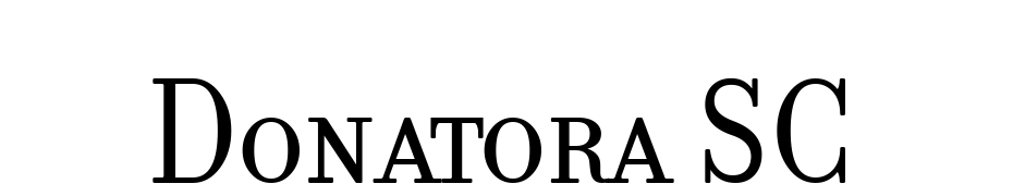 Donatora SC Font Download Free