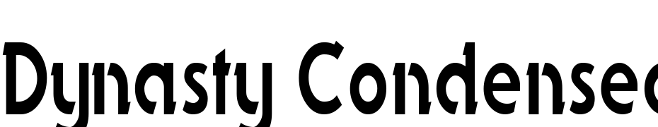 Dynasty Condensed Regular Font Download Free