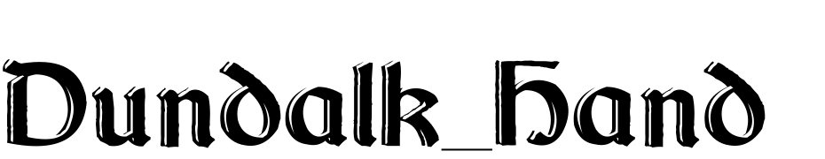 Dundalk_Hand Drawn Font Download Free