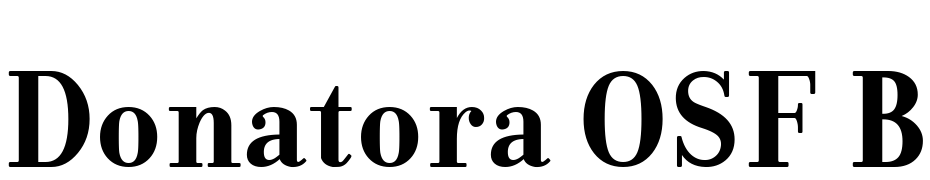 Donatora OSF Bold Font Download Free