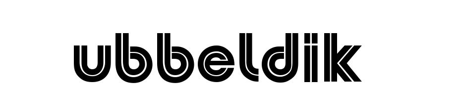 Dubbeldik MN Font Download Free