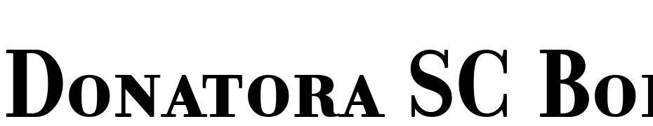 Donatora SC Bold Font Download Free