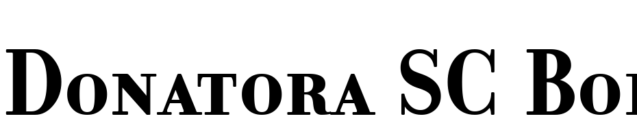 Donatora SC Bold Font Download Free