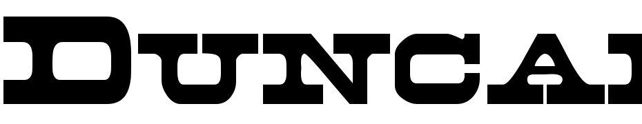 Duncan cкачати шрифт безкоштовно